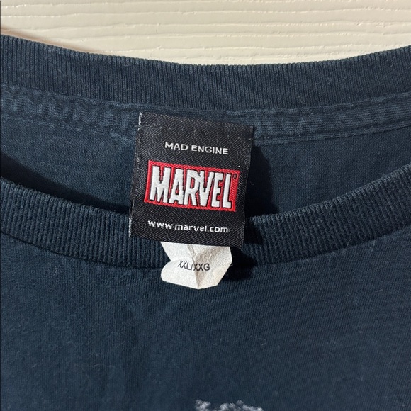 Marvel mad engine Black Captain America T-Shirt - Picture 3 of 7